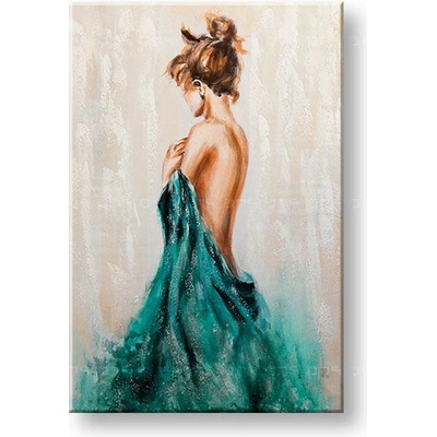 Malovaný obraz na stěnu ŽENA 1 díl - 60x90 cm - 60×90 cm / Premium 4 cm