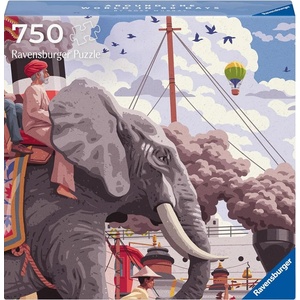 Ravensburger Пъзел Ravensburger от 750 части - Около света за 80 дни (12001201)