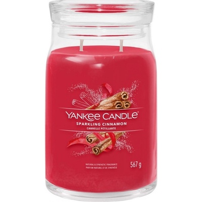 Yankee Candle Signature Sparkling Cinnamon 567 g – Zboží Mobilmania