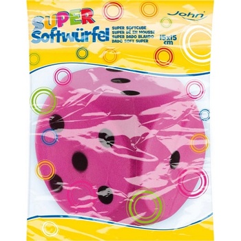 John Číselná kostka molitanová 15 x 15