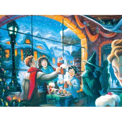 New York Puzzle Company - Puzzle Harry Potter - Three Broomsticks - 500 piese