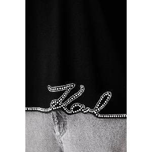 Karl Lagerfeld тениска дамска от памук (B3W17065)