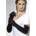 Fever Velveteen Gloves 22546 Black
