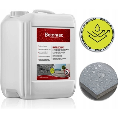 Impregnácia na betón Nanobiz bezfarebná 5 l hydrofóbna