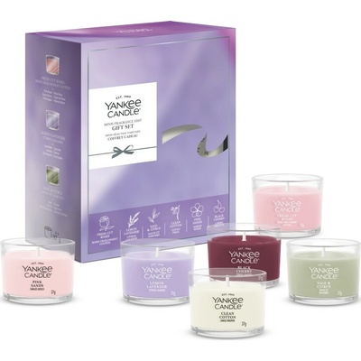 Yankee Candle Dárková sada 6 votivních svíček ve skle