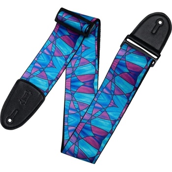 Levy's Stained Glass Plumb Blue Колан за китара (MP3SG-004)