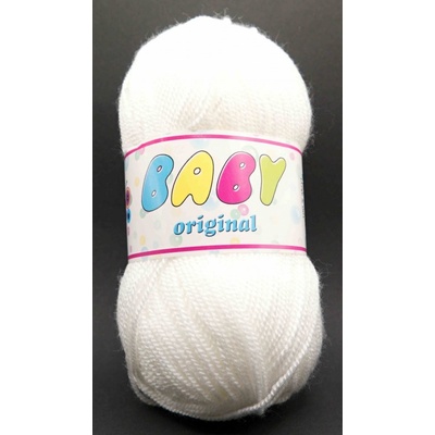 Priadza Baby original - biela 208