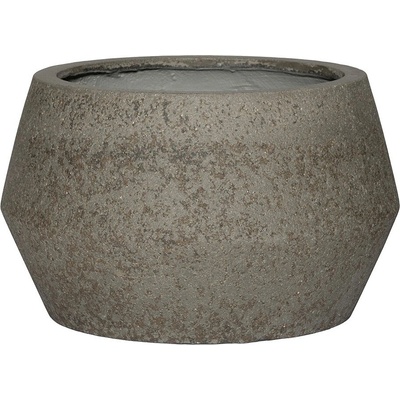 Pottery Pots Květináč Harley Low šedý diorit více velkostí - Velikost: L - ⌀ 53 v. 32 cm