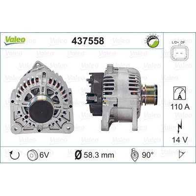 VALEO Alternátor 437558