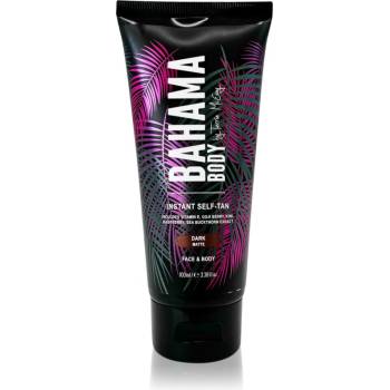 Bahama Body Instant Self-Tan автобронзант - крем за лице и тяло цвят Dark 100ml