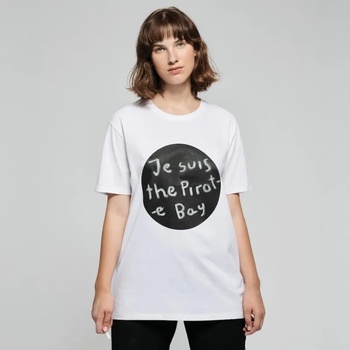 Image 1 of Дизайнерска тениска за писане с тебешири - бяла