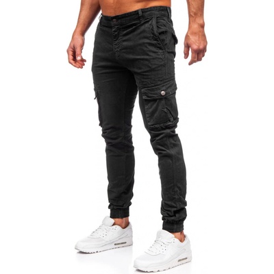 Bolf pánské textilní jogger kapsáče JM5502 Černé