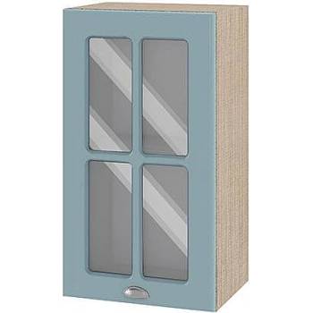 Image 1 of ИРИМ Горен кухненски шкаф витрина Сити МФ-Деним мат-06-102 40 см