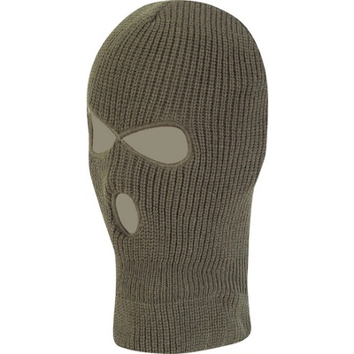 KOMBAT Military Kukla Balaclava se třemi otvory Olive Green