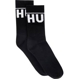 Hugo Чорапи Hugo 2 Pack Iconic Crew Socks - Black 001