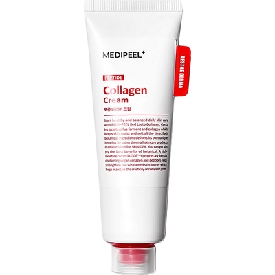 MEDI-PEEL Крем за лице с лакто съставки, веган колаген, пептиди, срамид, ниацинамид, хиалуронова киселина и азиатска центела 80мл. Medi-Peel Red Lacto Collagen Barrier Firming Cream