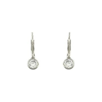 Infinitysilver stříbrné náušnice s bílými zirkony 43643BZ