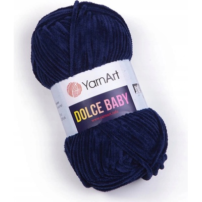Priadza YarnArt DOLCE BABY 50g/85m 756 TMAVOMODRÁ