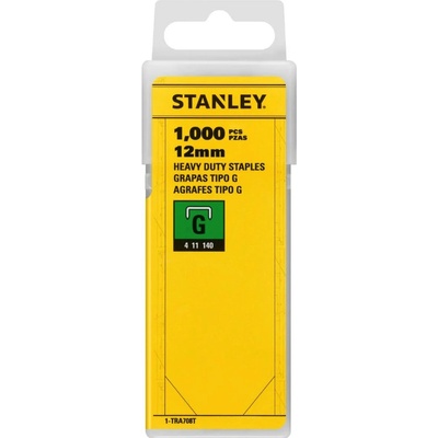 STANLEY spony 12mm typ G 4/11/140 (1000ks) 1-TRA708T