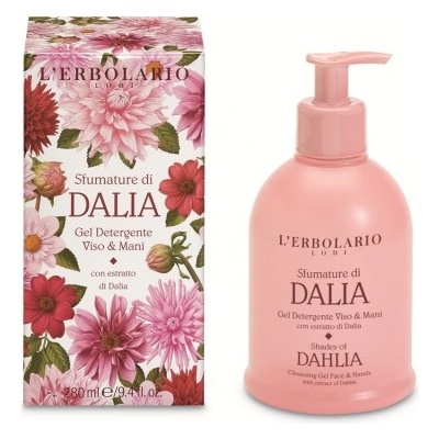 L'Erbolario Dalia - Почистващ гел за лице и ръце 280мл