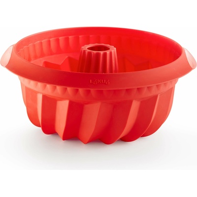 Lékué Silikonová forma na bábovku 22 cm červená