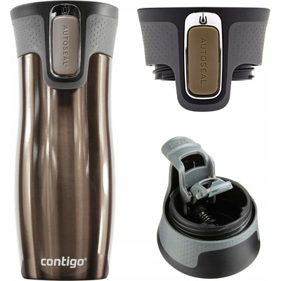 Contigo Termohrnek West Loop 470 ml latte lesk