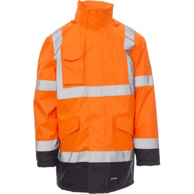 Payper YARD reflexná bunda Fluorescent orange Navy blue