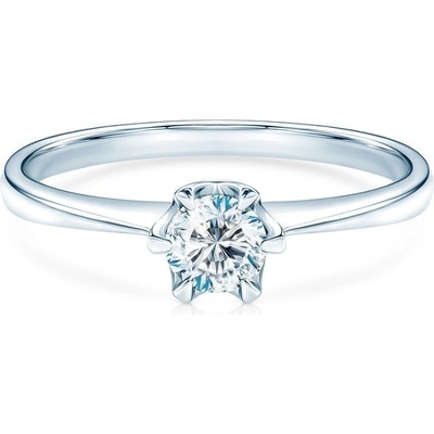 Savicki Zásnubný prsteň Triumph of Love biele zlato biely zafír PI B SZ 00079