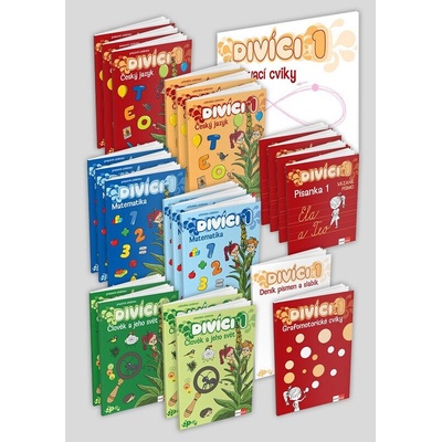 Divíci 1 - rozšířený učitelský balíček - Český jazyk + Matematika + Člověk a jeho svět
