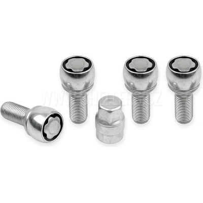 Pojistné bezpečnostní šrouby M14x1,5x32 kulová R13, klíč 17, SICUBLOC AN532 – Zbozi.Blesk.cz