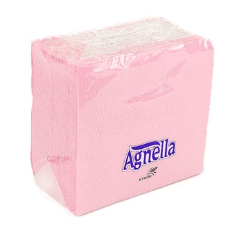 Image 1 of Agnella Агнела салфетки розови 50бр 1пласт (4434567-33)