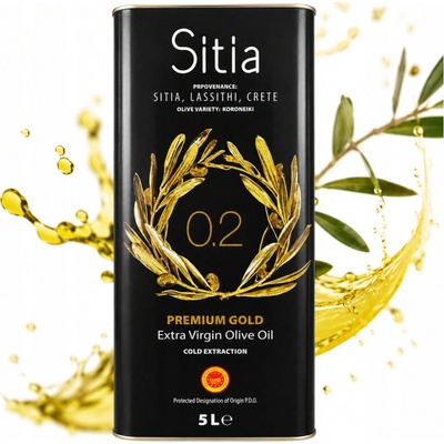 Sitia PREMIUM GOLD olivový olej Extra panenský 5 l – Hledejceny.cz