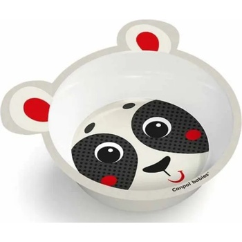 Canpol babies Меламинова купа с уши Canpol - Бяло мече (4/520_bei)