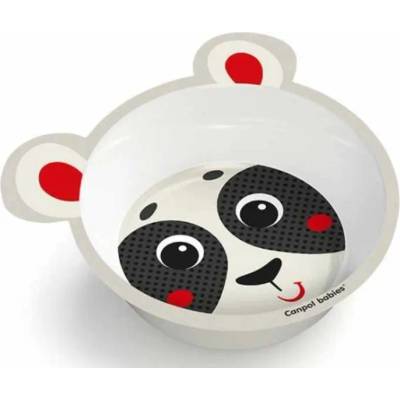 Canpol babies Меламинова купа с уши Canpol - Бяло мече (4/520_bei)