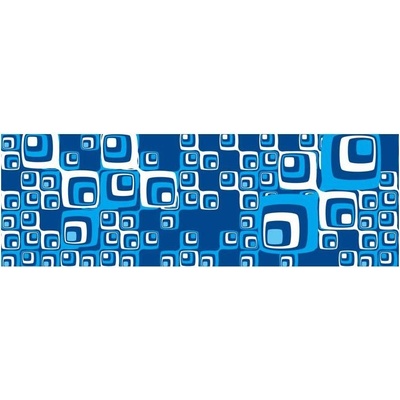 Dimex M-357 vliesová fototapeta na zeď Blue squares rozměry 330 x 110 cm