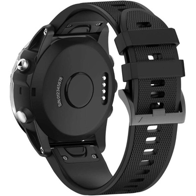 Fixed Silicone Strap Garmin QuickFit 26mm, černý FIXSST-QF26MM-BK