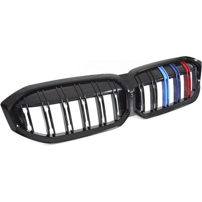 Predná maska BMW G20 / G21 LCI 22-26 Sport Glossy Black Tri-Colour Double Bar