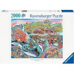 Ravensburger Пъзел Ravensburger от 2000 части - Морска приказка (7012001484)