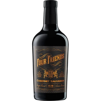 Image 1 of Four Friends Cabernet Sauvignon Sweet Wine - десертно вино 500ml