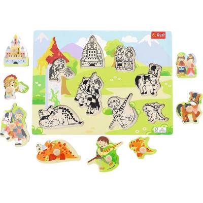 Trefl - Puzzle Drevená vkládačka Zámok - 1 - 39 piese