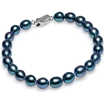 Lillian Vassago Stříbrný náramek zdobený perlami LLVY-SB003B