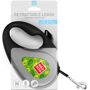 COLLAR Самонавиващо се поводище за кучета avocado 5 м до 25 кг размер m