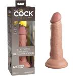  Пенис дилдо от силикон, двойна плътност, 17, 8см. - King Cock Elite Light (PIPE577021)