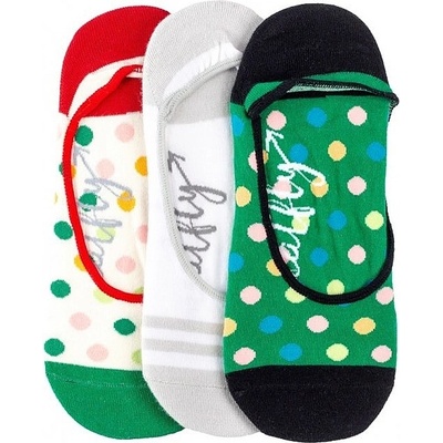 Meatfly 3 pack dámske ponožky Low socks S19 K Green