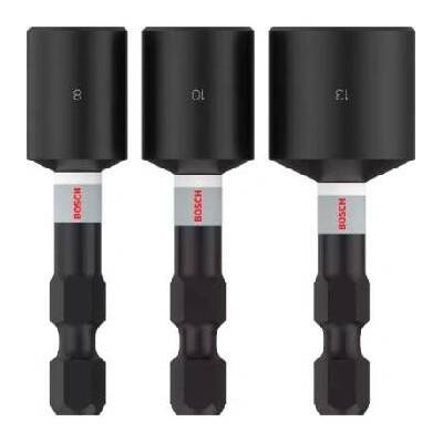 Bosch 3-dielna súprava nástrčných kľúčov 2608521U64