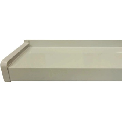 Bravo Parapet venkovní hliníkový bílý, 165x600mm