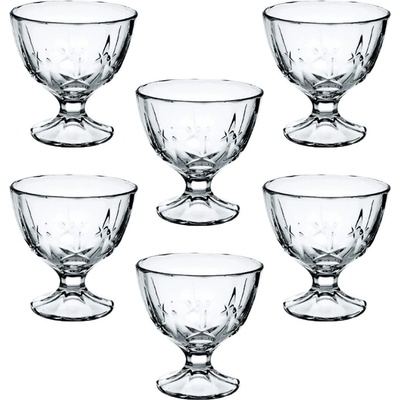 HOME Pohár sklenený na zmrzlinu 250 ml