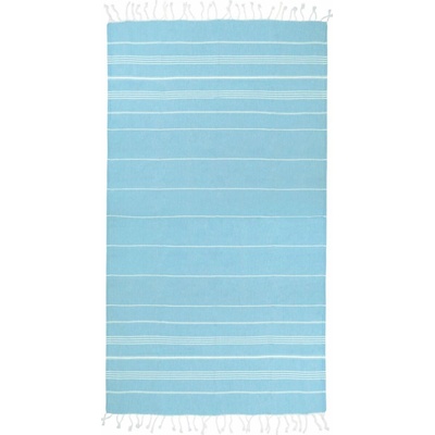 The One Towelling 1019 SULTAN Haman uterák light blue white 100 x 180 cm