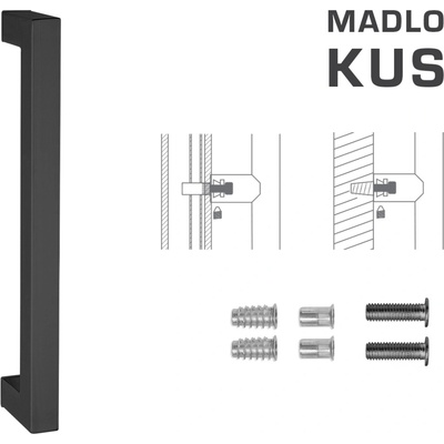 MPkovania FT - MADLO kód K02K 25x25 mm SP ks Rozteč madla: 900 mm, Rozmer profilu madla: 25x25 mm, Dĺžka: 925 mm