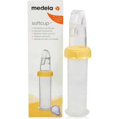 MEDELA SoftCup lahvička s dudlíkem ve tvaru lžičky 80ml